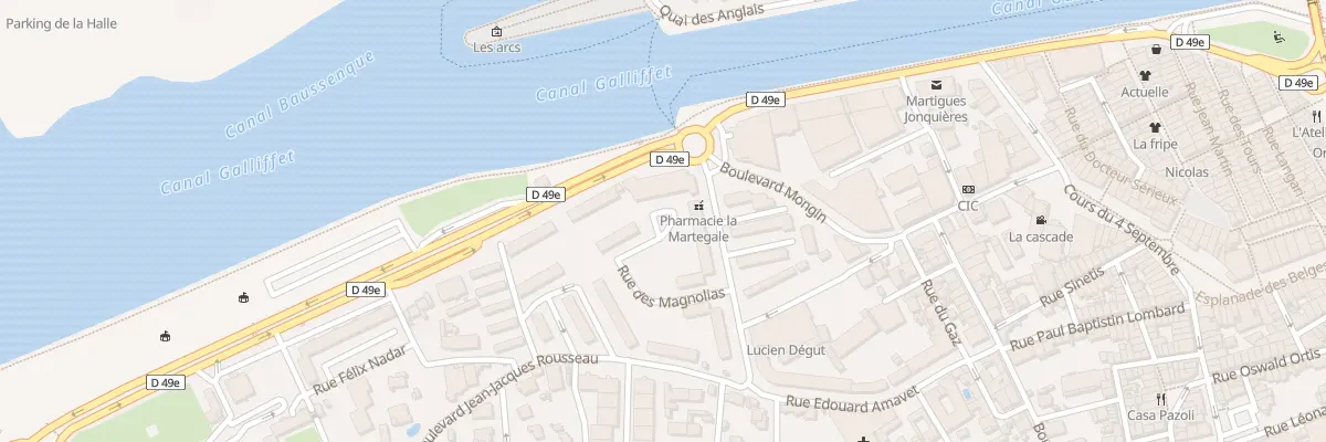 Plan du 9001 Av Félix Ziem à Martigues