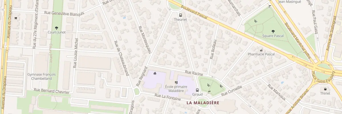 Plan du 14 Rue Regnard à Dijon