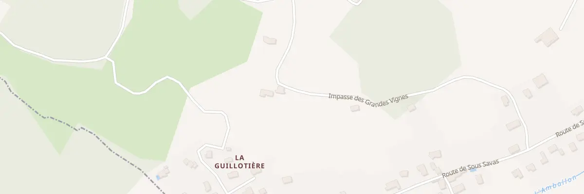 Plan du 527 Imp des Grandes Vignes à Savas-Mépin