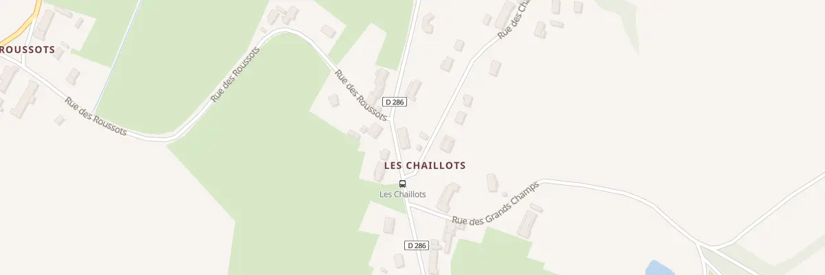 Plan du 721 Rte de Saint Vincent En Bresse à Saint-Étienne-en-Bresse