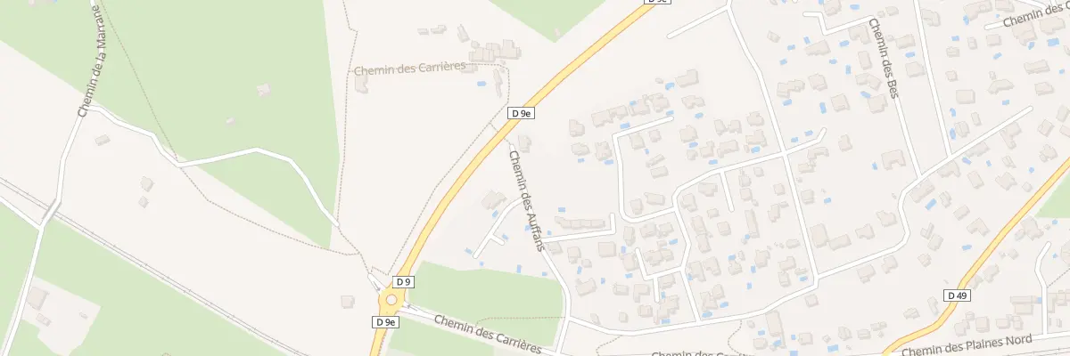 Plan du 9792 Che des Auffans à Martigues