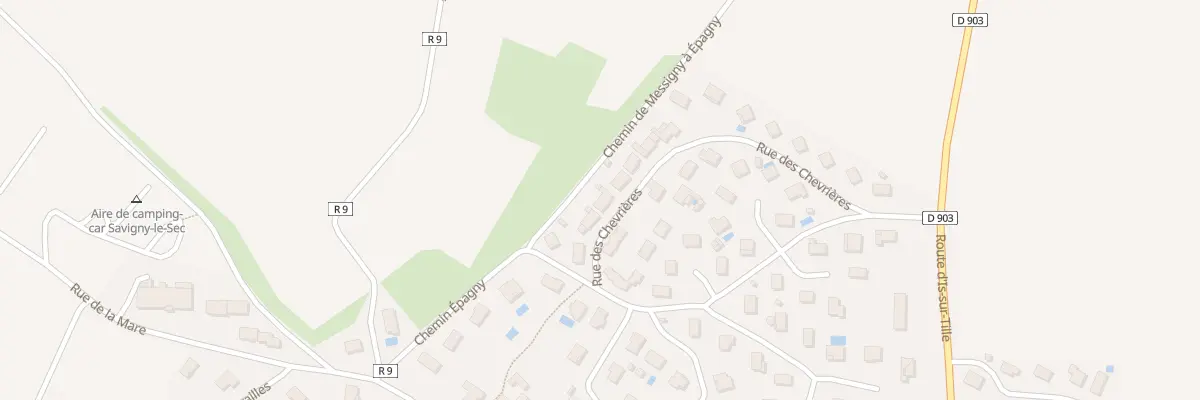 Plan du 7 Rue des Chevrières à Savigny-le-Sec