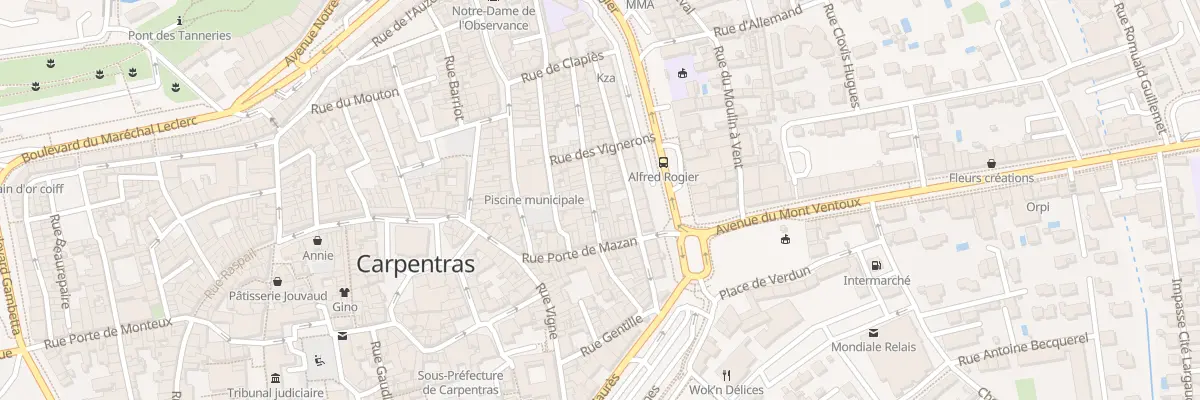 Plan du 115 Rue du Saule à Carpentras