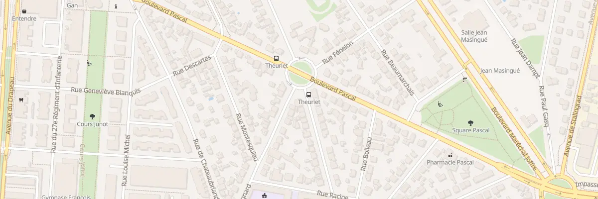 Plan du 23 Rue Molière à Dijon