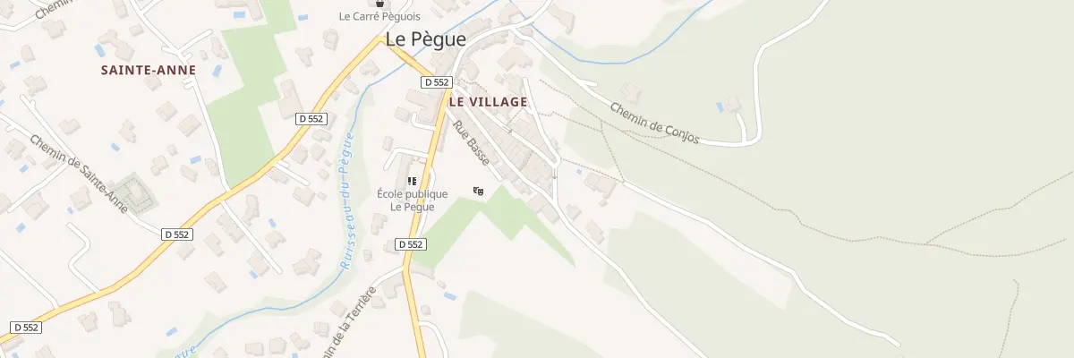 Plan du 5125 Le Village au Pègue