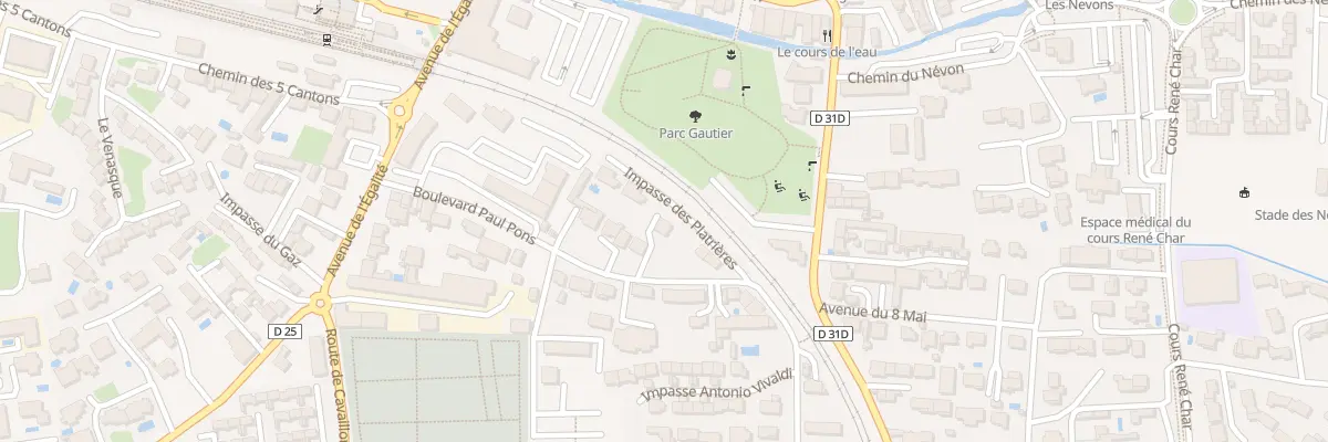 Plan du 215 Bd Paul Pons à L’Isle-sur-la-Sorgue