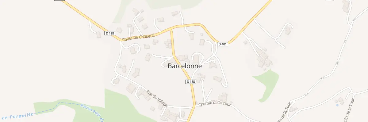 Plan du 95 Rte de Montvendre à Barcelonne