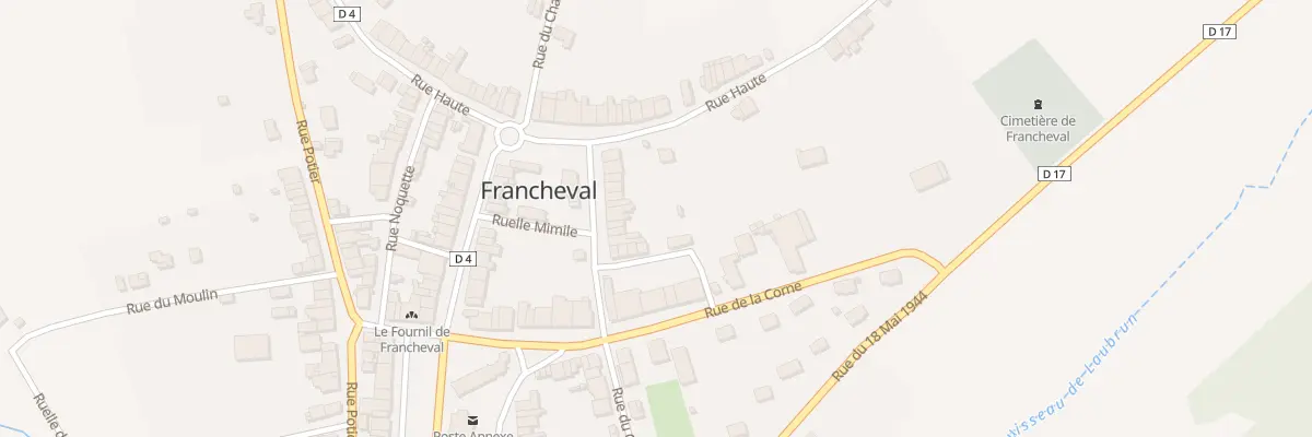 Plan du 5053 Rue du Chêne à Francheval