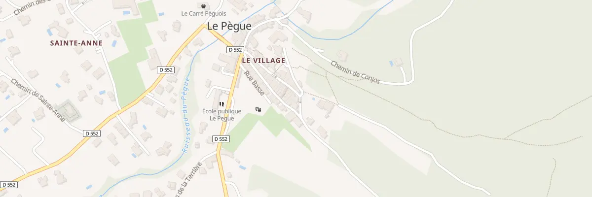 Plan du 5074 Le Village au Pègue