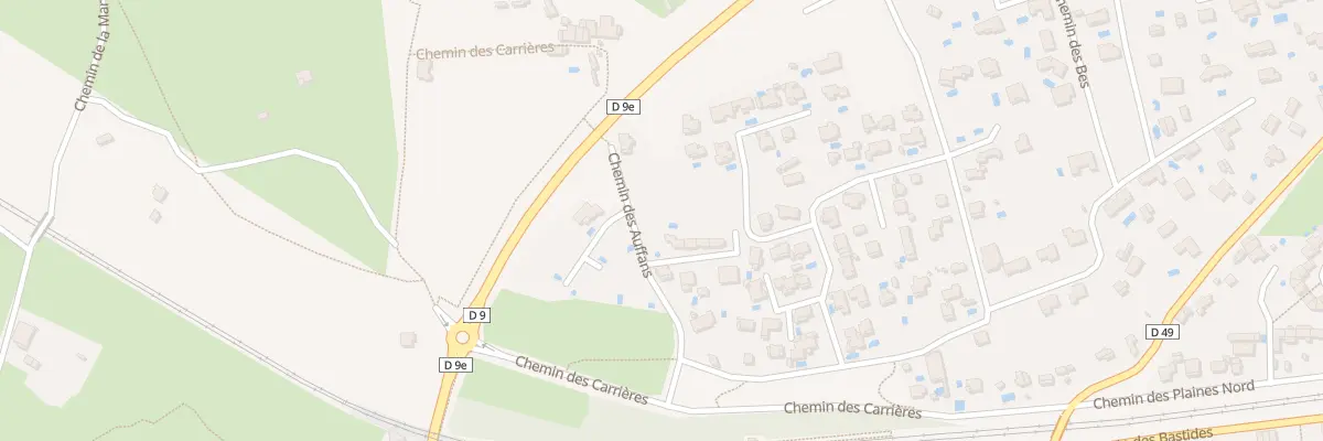 Plan du 9682 Che des Auffans à Martigues
