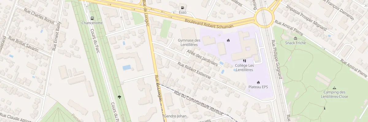 Plan du 3A Rue Robert Estienne à Dijon