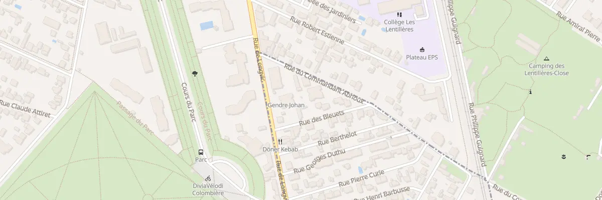 Plan du 4 Rue Commandant Abrioux à Longvic