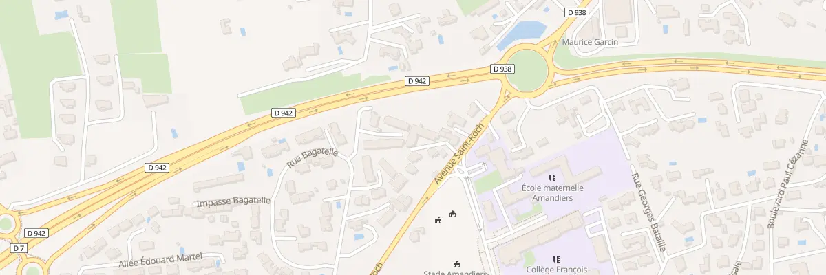 Plan du 7837 Av Saint-Roch à Carpentras