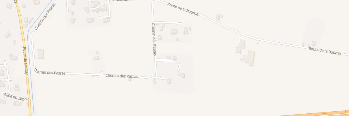 Plan du 900 Che des Passas à Bourg-de-Péage