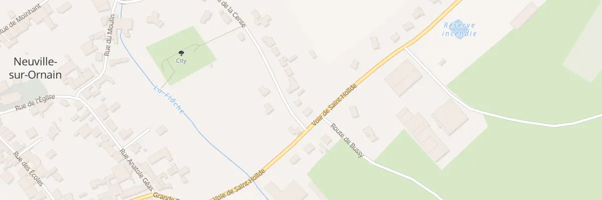 Plan du 27 Rue de la Cense à Neuville-sur-Ornain