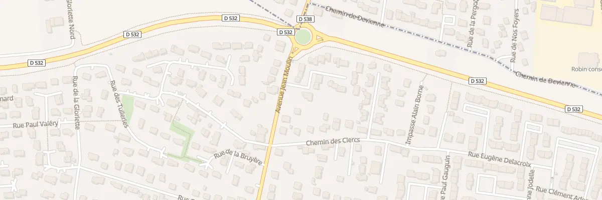 Plan du 108 Av Jean Moulin à Romans-sur-Isère