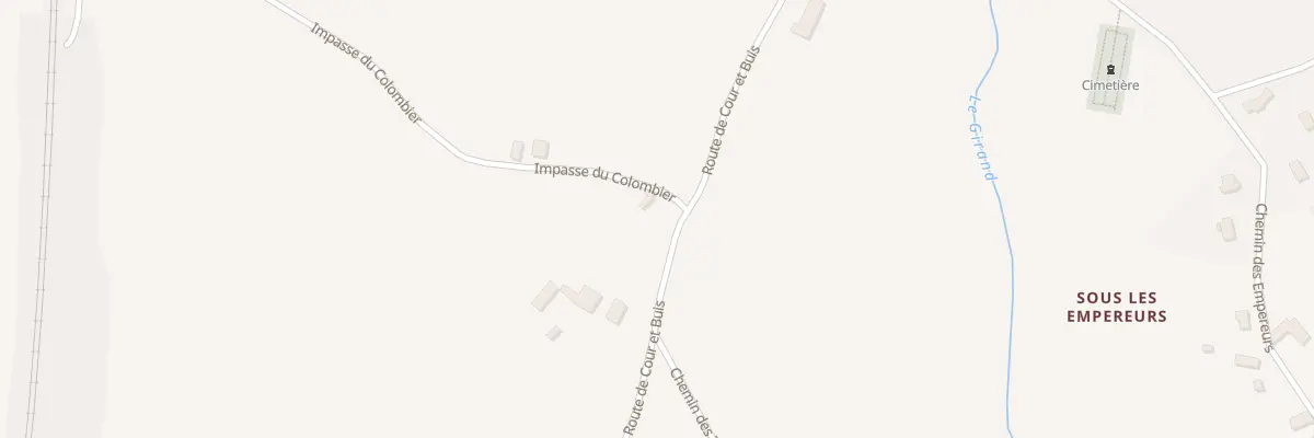 Plan du 5 Imp du Colombier à Meyssiez