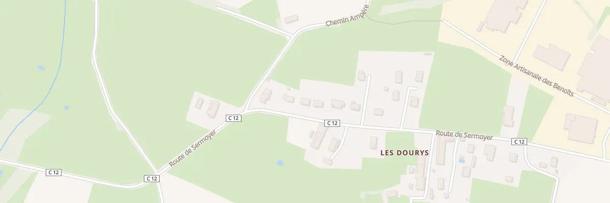 Plan du 860 Rte de Sermoyer à Romenay