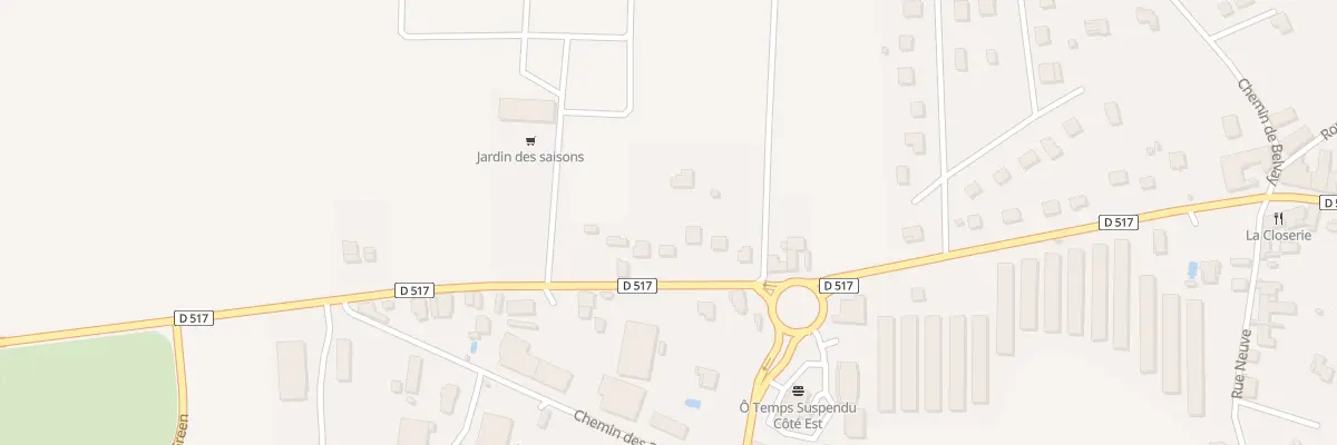 Plan du 9 Rte Nationale à Pusignan