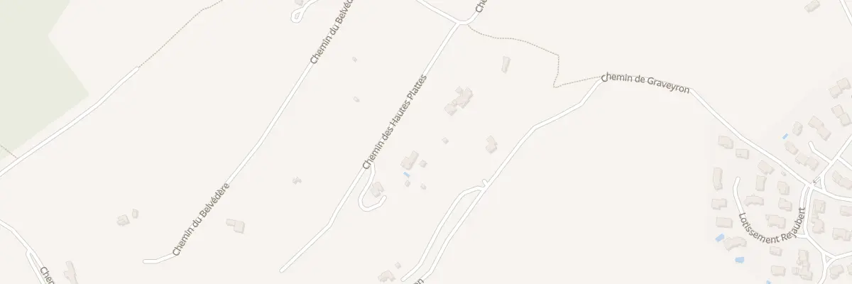 Plan du 6661 Les Plattes à Dieulefit