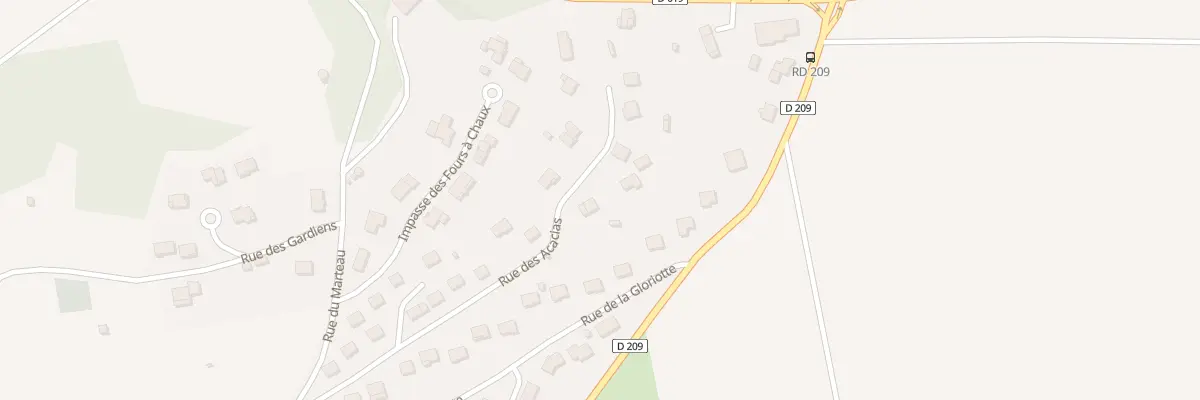 Plan du 2 Rue des Acacias à Euffigneix