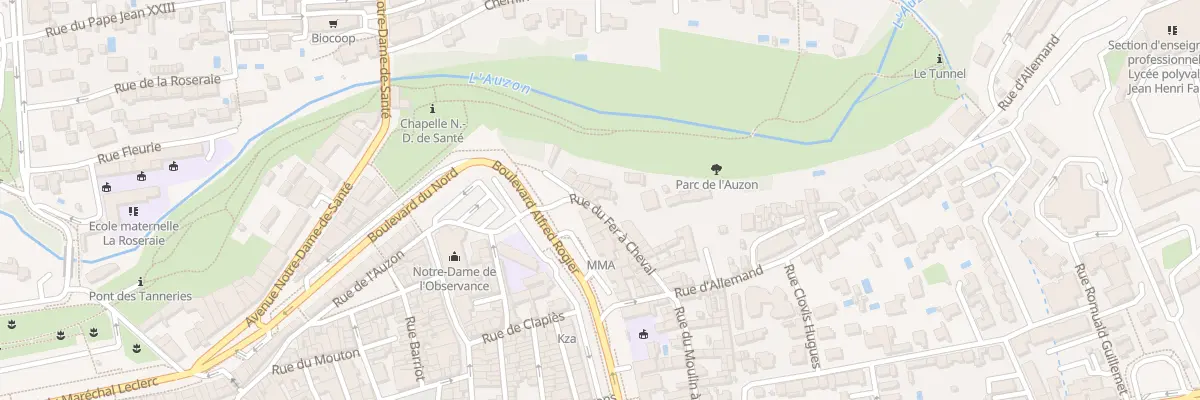 Plan du 83 Rue du Fer à Cheval à Carpentras