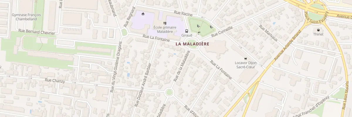 Plan du 65 Rue de la Maladière à Dijon