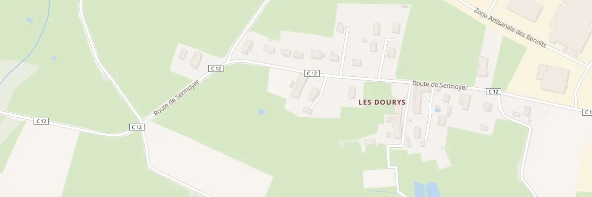 Plan du 833 Rte de Sermoyer à Romenay