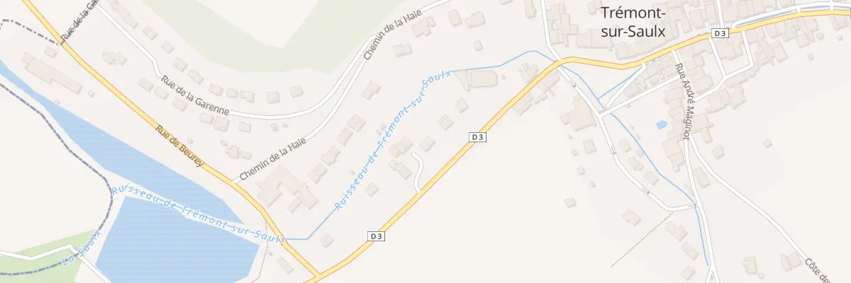 Plan du 84 Rue Raymond Poincaré à Trémont-sur-Saulx