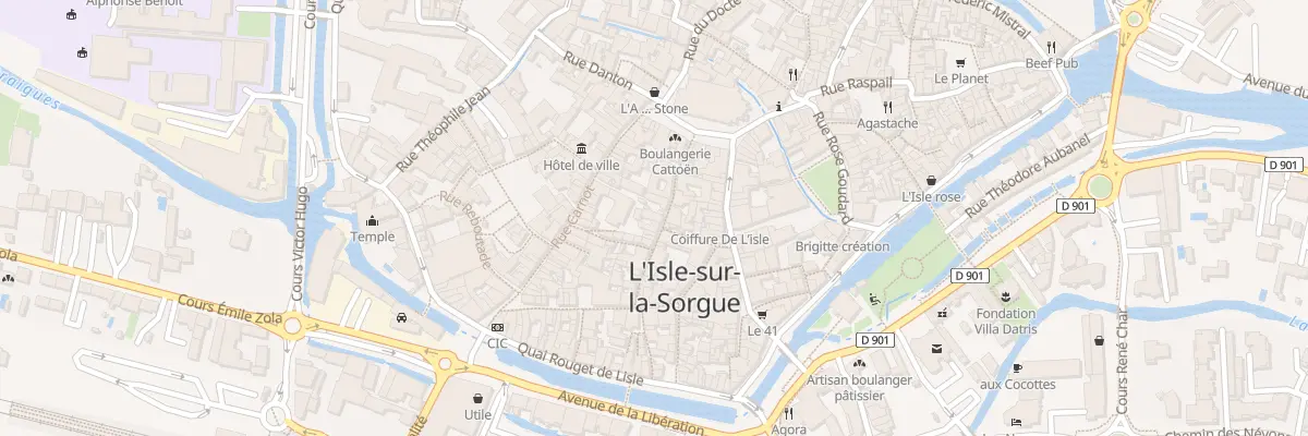 Plan du 10 Rue Ledru Rollin à L’Isle-sur-la-Sorgue