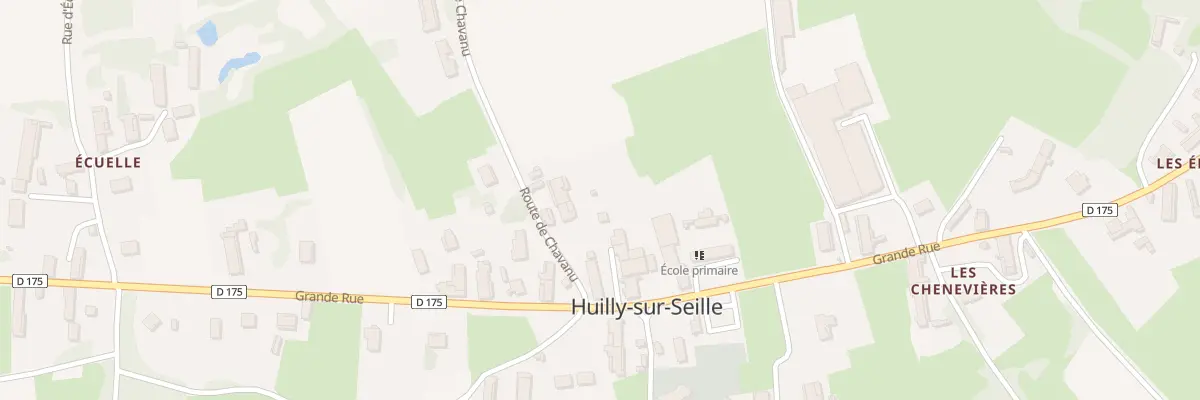 Plan du 70 Rte de Chavanu à Huilly-sur-Seille