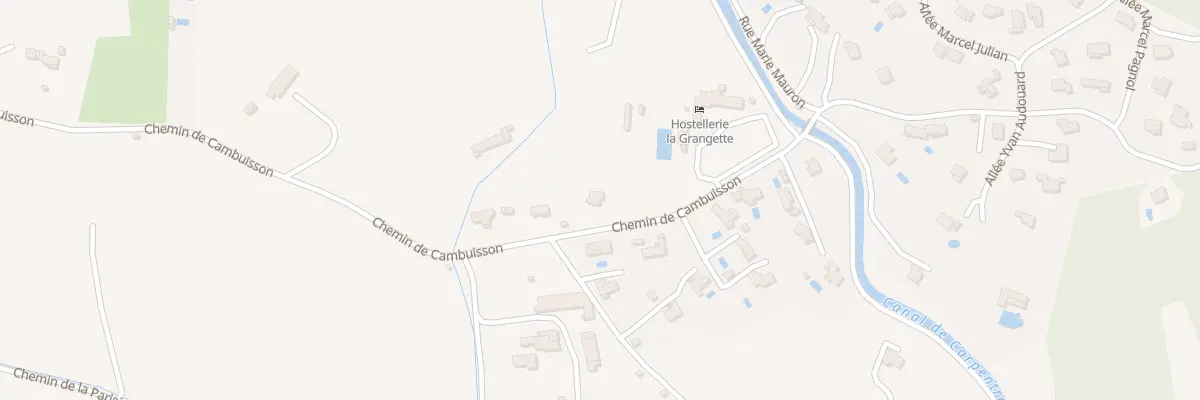 Plan du 703 Che de Cambuisson à Velleron