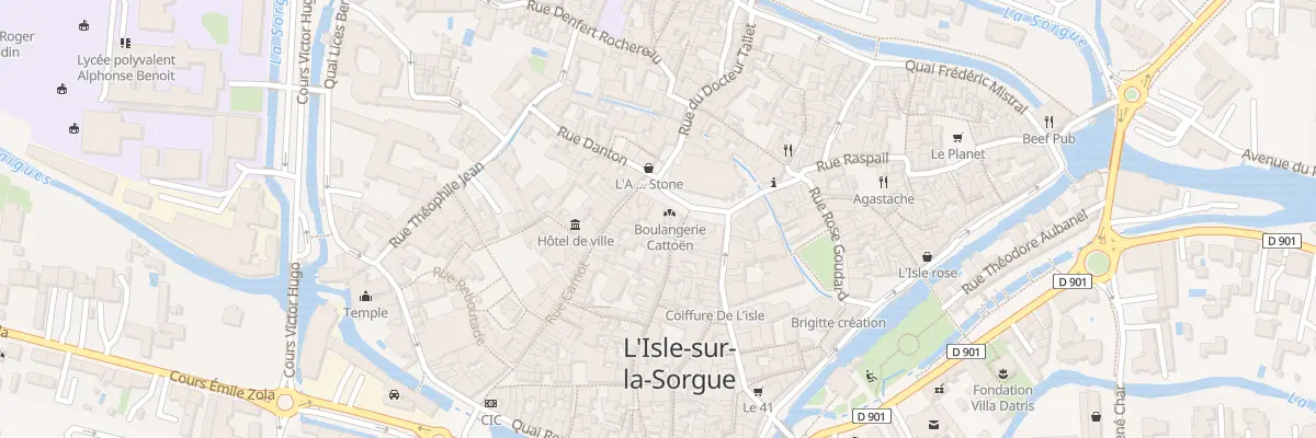 Plan du 10 Pl de la Liberte à L’Isle-sur-la-Sorgue