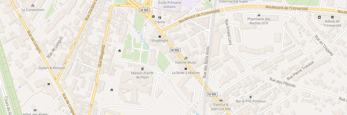 Plan du 82 Rue d’Auxonne à Dijon