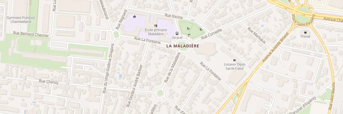 Plan du 67 Rue de la Maladière à Dijon