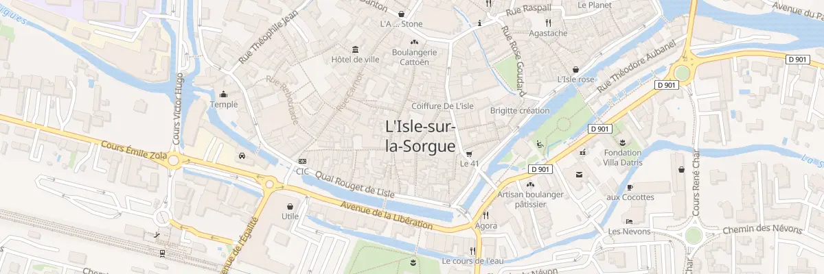 Plan du 23 Rue Michelet à L’Isle-sur-la-Sorgue