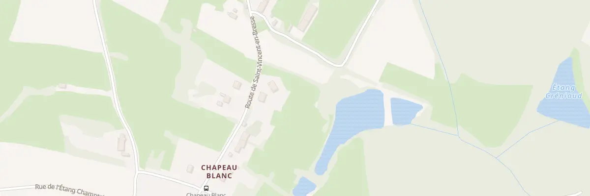 Plan du 836 Rte de Saint-Vincent-en-Bresse à La Frette
