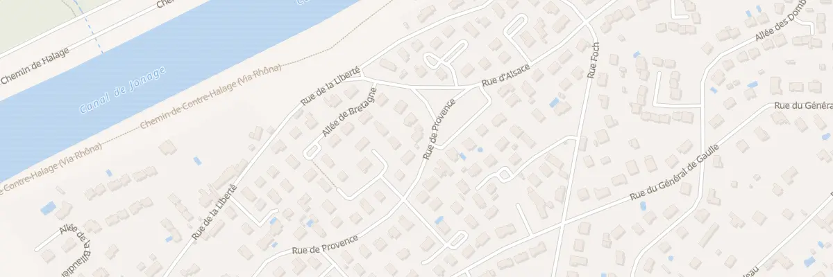 Plan du 9001 Rue de Provence à Jonage