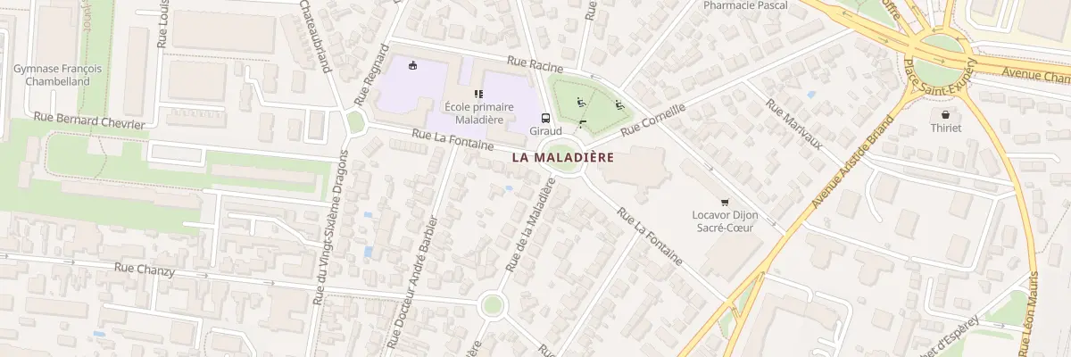 Plan du 69 Rue de la Maladière à Dijon