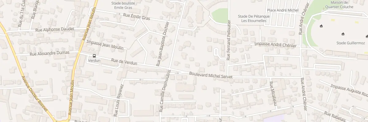 Plan du 36 Bd Michel Servet à Romans-sur-Isère
