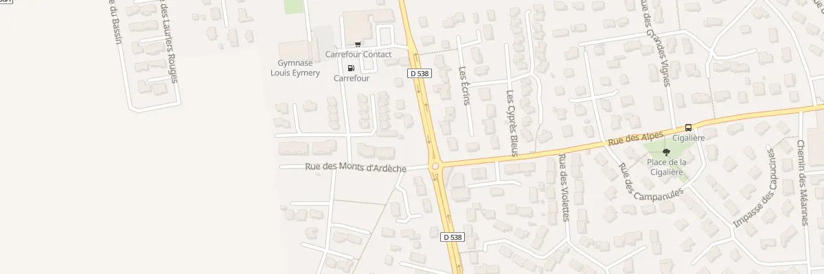 Plan du 2 Rue des Monts d’Ardèche à Mours-Saint-Eusèbe