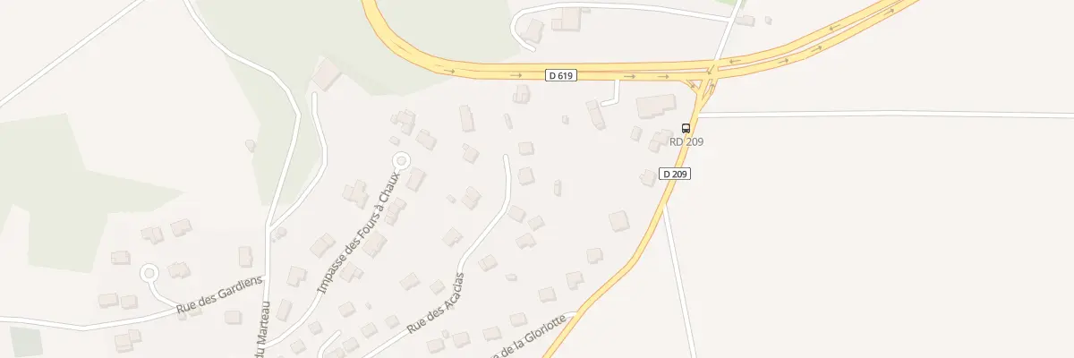 Plan du 8 Rue des Acacias à Euffigneix