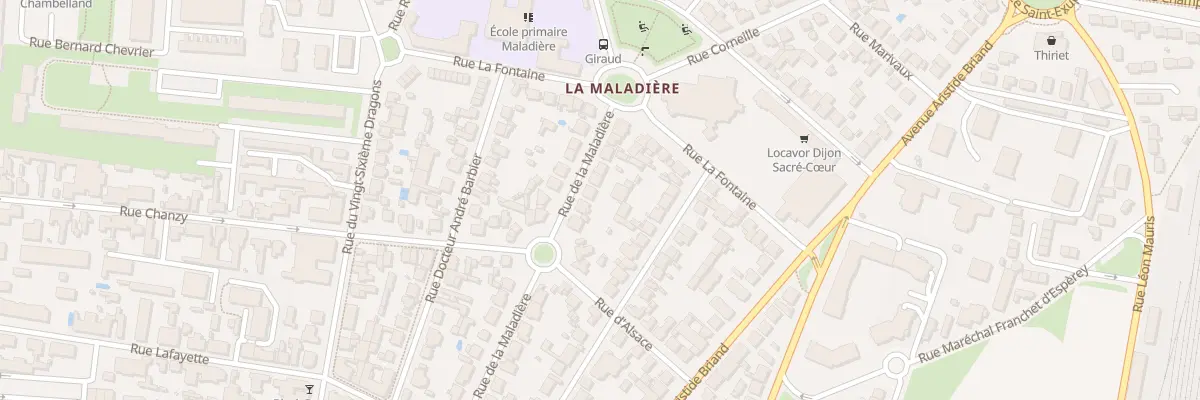 Plan du 52 Rue de la Maladière à Dijon