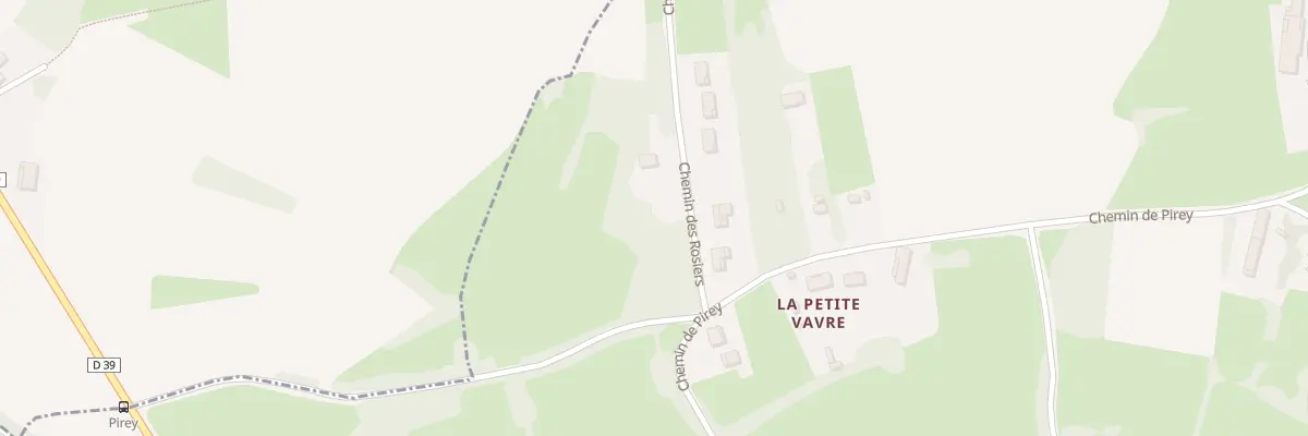 Plan du 121 Che des Rosiers à La Genête