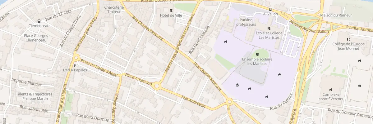 Plan du 66 Rue Charles Mossant à Bourg-de-Péage