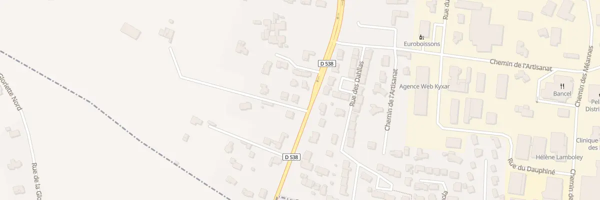 Plan du 5039 Les Clapiers à Mours-Saint-Eusèbe
