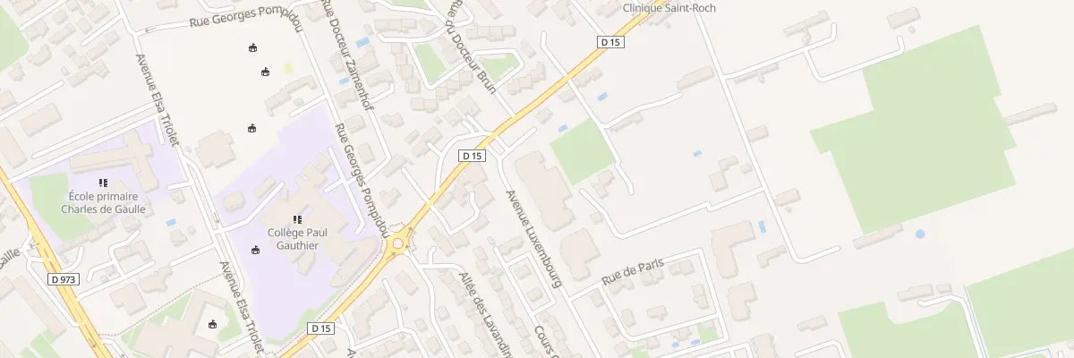 Plan du 61 Av Luxembourg à Cavaillon