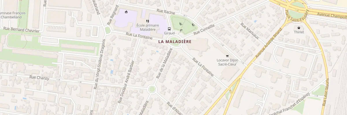 Plan du 64 Rue de la Maladière à Dijon
