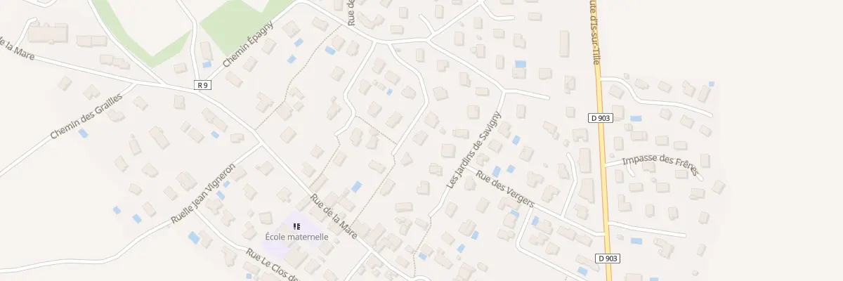 Plan du 5 Lot Les Tilleuls à Savigny-le-Sec