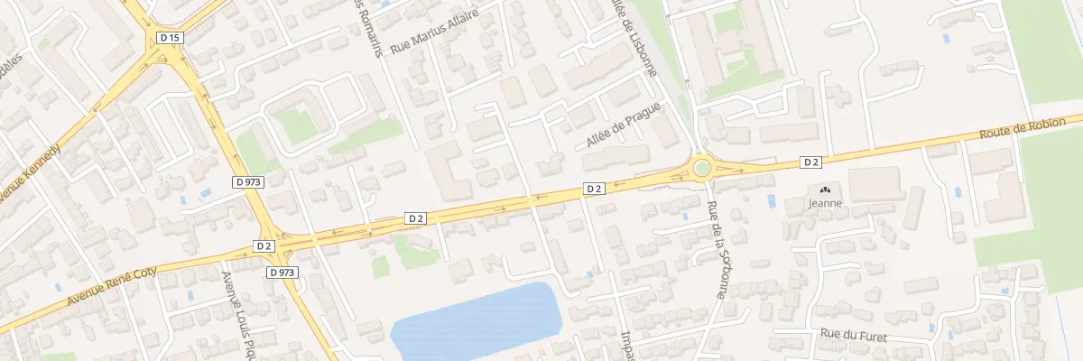 Plan du 9082 Rte de Robion à Cavaillon
